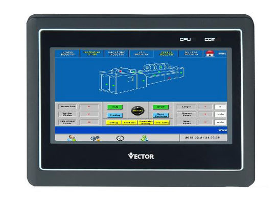 Bảng điều khiển HMI EtherNet 7.4 inch Màn hình LCD HMI RS485